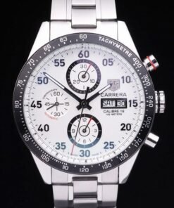 Blanco Carrera réplicas relojes 3760