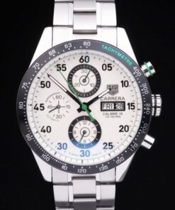 Blanco Carrera réplicas relojes 3761